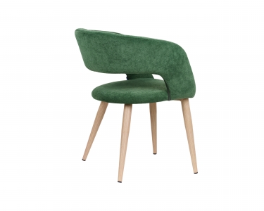 Кресло R-home Hugs зеленый/нат.дуб