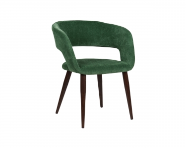 Кресло R-home Hugs зеленый/т.орех