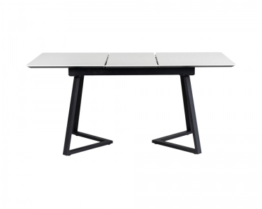 Стол R-home Роналдо раздвиж. 140-180 Светлый мрамор/Бабочка