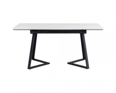 Стол R-home Роналдо раздвиж. 140-180 Светлый мрамор/Бабочка
