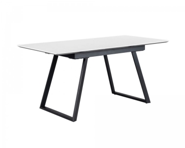 Стол R-home Пеле раздвиж. 140-180 Светлый мрамор/Бабочка