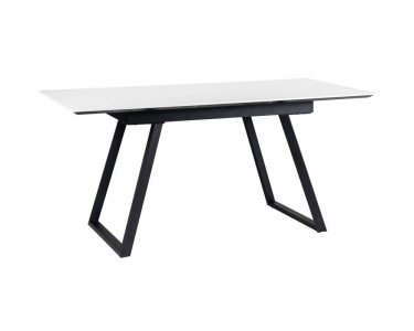 Стол R-home Пеле раздвиж. 140-180 Светлый мрамор/Бабочка