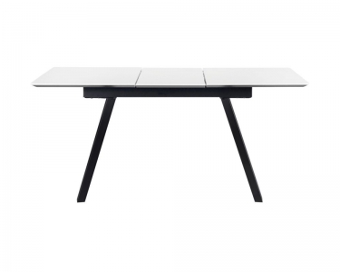 Стол R-home Пеле раздвиж. 140-180 Светлый мрамор/Бабочка