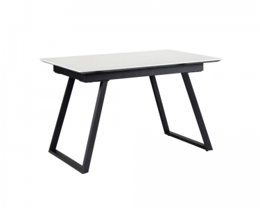 Стол R-home Пеле раздвиж. 140-180 Светлый мрамор/Бабочка