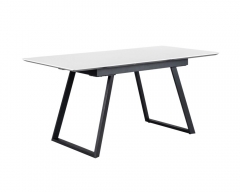 Стол R-home Пеле раздвиж. 140-180 Светлый мрамор/Бабочка