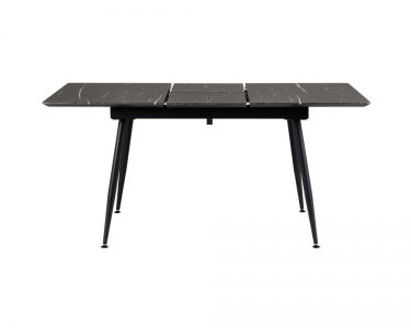 Стол R-home Месси раздвиж. 140-180 Темный мрамор/Бабочка