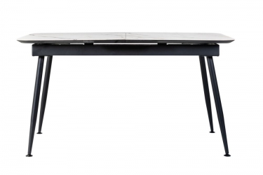 Стол R-home Месси раздвиж. 140-180 Светлый мрамор/Бабочка