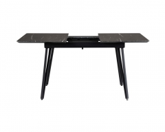 Стол R-home Диего раздвиж. 140-180 Темный мрамор/Бабочка