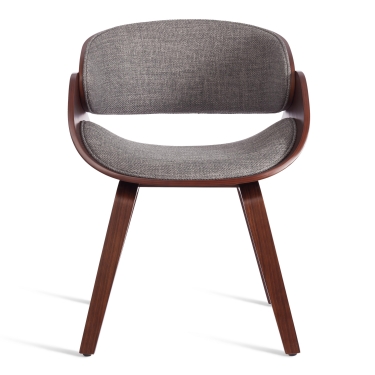 Стул Tetchair LANDO mod.8036 дерево / ткань, 59х53х75 см, орех/серый, Aimcasa 28