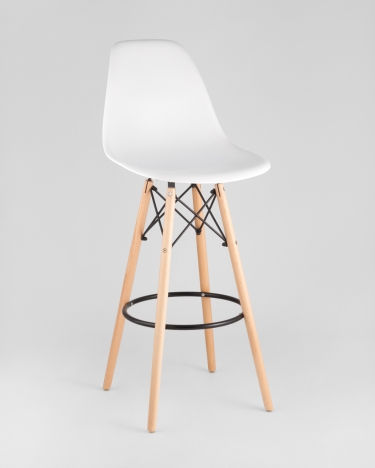 Стул Stool Group Eames DSW барный Белый