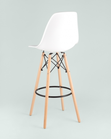 Стул Stool Group Eames DSW барный Белый
