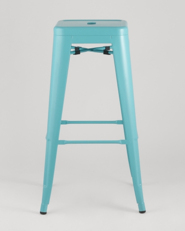 Стул барный Stool Group Tolix Голубой матовый