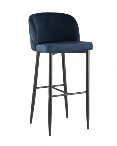 Барный стул Stool Group Оскар велюр Сине-зеленый