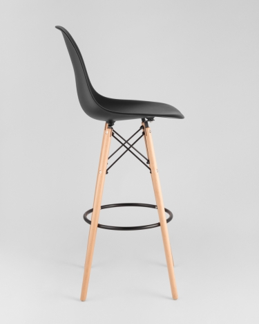 Стул Stool Group Eames DSW барный Черный