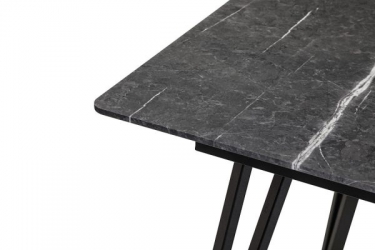 Стол R-home Диего 860860 мрамор графит со скосом