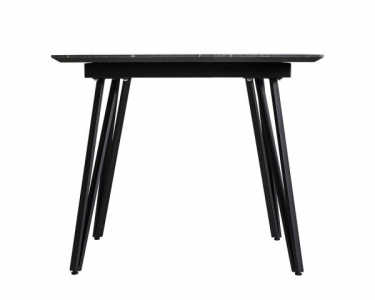 Стол R-home Диего 860860 мрамор графит со скосом