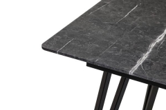 Стол R-home Диего 860860 мрамор графит со скосом