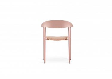 Стул Stool Group Eila с подушкой пластик розовый