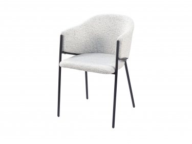 Стул обеденный Stool Group Carmel букле бело-серый