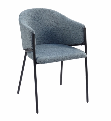 Стул обеденный Stool Group Carmel букле голубой