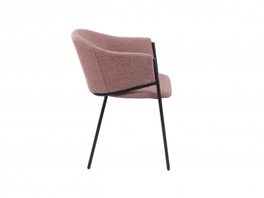 Стул обеденный Stool Group Carmel шенилл пыльно-розовый