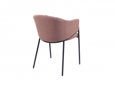 Стул обеденный Stool Group Carmel шенилл пыльно-розовый