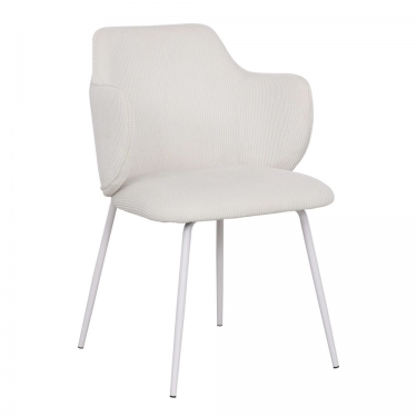 Стул обеденный Stool Group Eira вельвет белый