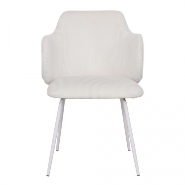 Стул обеденный Stool Group Eira вельвет белый