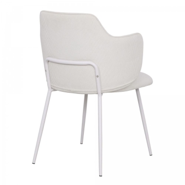 Стул обеденный Stool Group Eira вельвет белый