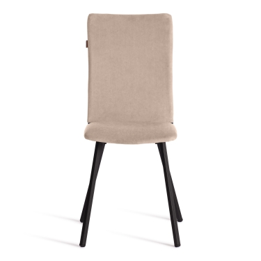 Стул обеденный Tetchair La Rousse велюр, бежевый/черный, 7, 49х50х93