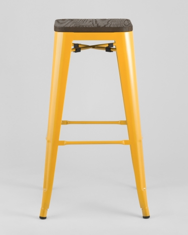 Стул барный Stool Group TOLIX WOOD Желтый