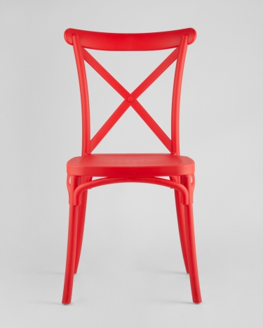 Стул пластиковый Stool Group Кроссбэк Красный