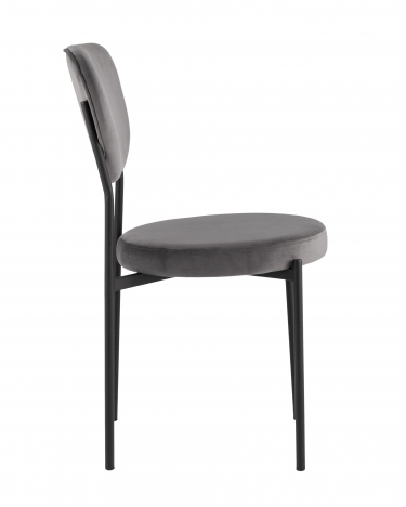 Стул обеденный Stool Group Барбара велюр серый