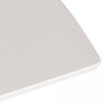 Стол обеденный Tetchair Claire квадратный столешница МДФ, опоры дерево гевея, белый / натуральное дерево, 80 x 80 x 75см