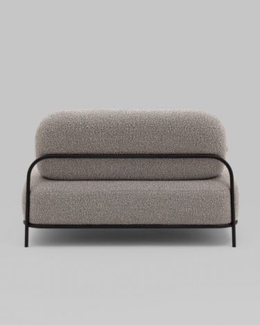 Диван Stool Group Стоун new ткань букле серо-бежевый