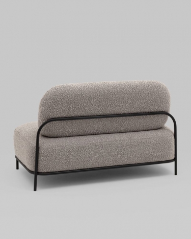 Диван Stool Group Стоун new ткань букле серо-бежевый