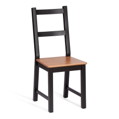 Стул Tetchair Соната / Sonata chair массив сосны, 41х50х95 см, антик/черный