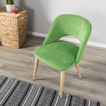 Кресло R-home Lars К Green/нат.дуб