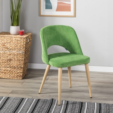 Кресло R-home Lars К Green/нат.дуб