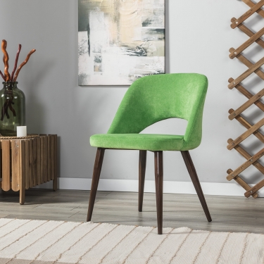 Кресло R-home Lars К Green/т.орех