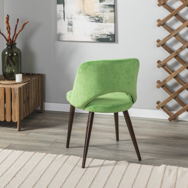 Кресло R-home Lars К Green/т.орех