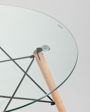 Стол обеденный Stool Group EAMES DSW Стеклянный