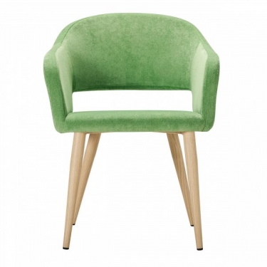 Кресло R-home Oscar Green/нат.дуб