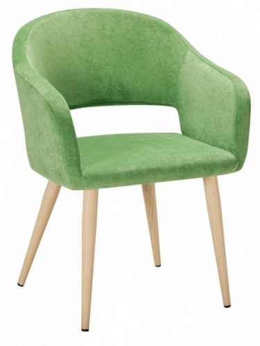 Кресло R-home Oscar Green/нат.дуб