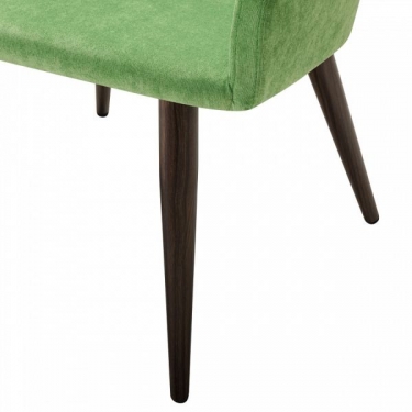 Кресло R-home Oscar Green/т.орех