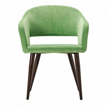 Кресло R-home Oscar Green/т.орех