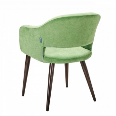 Кресло R-home Oscar Green/т.орех