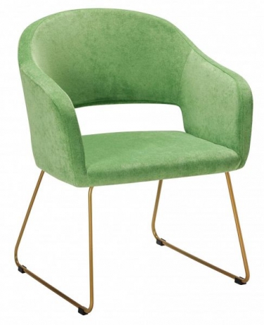 Стул R-home Oscar Green/Линк золото