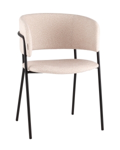 Кресло Stool Group Нэлли New буклированный велюр бежевый