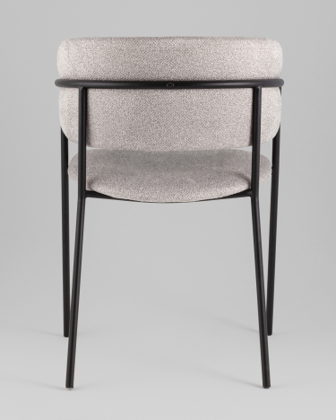 Кресло Stool Group Нэлли New буклированный велюр серый